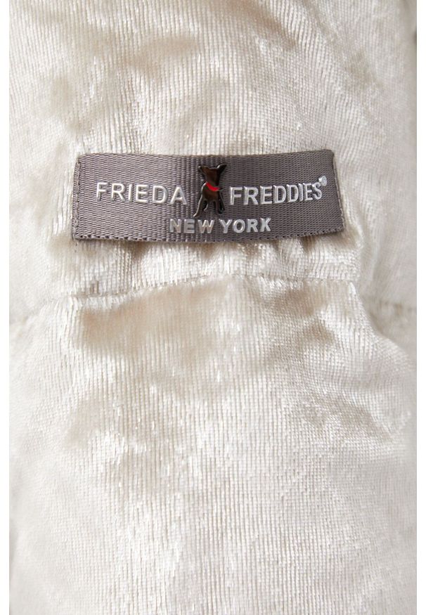 Frieda & Freddies - Kurtka. Okazja: na co dzień. Kolor: złoty. Materiał: materiał. Styl: casual