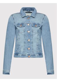 only - ONLY Kurtka jeansowa Tia 15177241 Niebieski Regular Fit. Kolor: niebieski. Materiał: jeans, bawełna #4