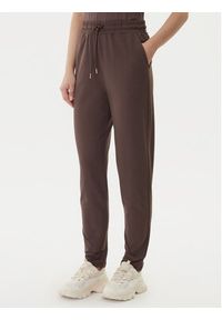 EA7 Emporio Armani Dres 7W000687 AF12502 U6063 Brązowy Regular Fit. Kolor: brązowy. Materiał: bawełna