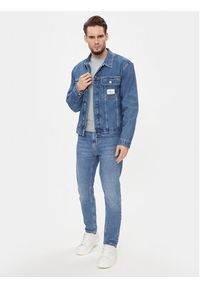 Calvin Klein Jeans Kurtka jeansowa J30J323902 Niebieski Regular Fit. Kolor: niebieski. Materiał: bawełna