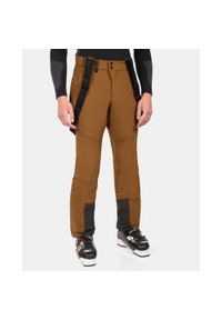 Męskie spodnie narciarskie softshell Kilpi RHEA-M. Kolor: brązowy. Materiał: softshell. Sezon: zima. Sport: narciarstwo #1