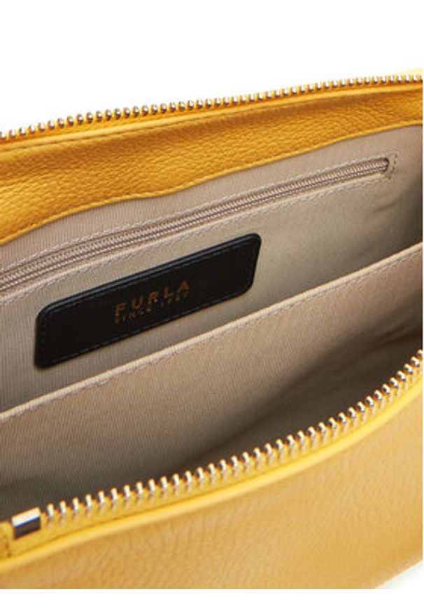 Furla Torebka Nuvola S WB01275 HSF000 CN 4132S Żółty. Kolor: żółty. Materiał: skórzane