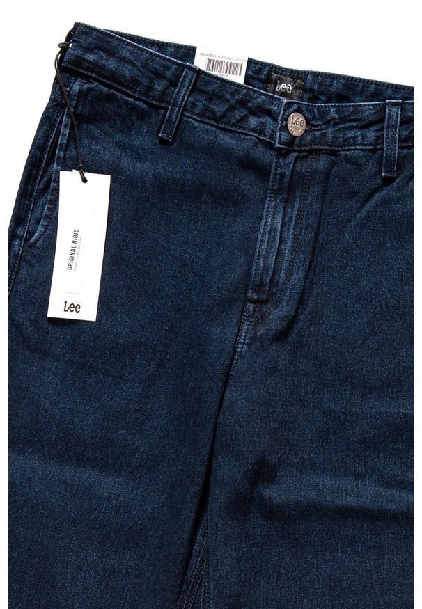 Lee - SPODNIE LEE DAMSKIE WIDE LEG POWER BLUE L31GCZGB 112107104. Okazja: na co dzień. Styl: casual
