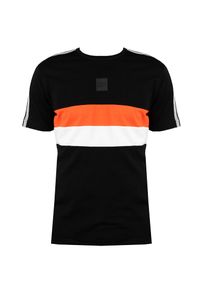 Antony Morato T-shirt | MMKS01835-FA100144 | Mężczyzna | Czarny. Okazja: na co dzień. Kolor: czarny. Materiał: bawełna. Wzór: nadruk, aplikacja, paski. Styl: casual #4