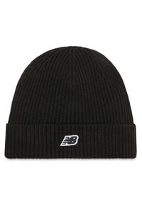 New Balance Czapka Winter Watchman Beanie Patch V3.0 LAH53008BK Czarny. Kolor: czarny. Materiał: akryl, materiał