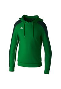 ERIMA - Bluza z kapturem Erima Evo Star. Okazja: na co dzień. Typ kołnierza: kaptur. Kolor: zielony. Styl: casual, sportowy #1