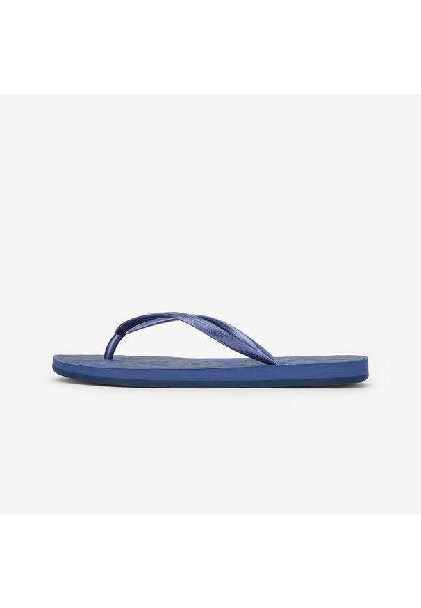 OLAIAN - Japonki damskie Olaian 500 Flowy. Okazja: na plażę. Kolor: niebieski. Materiał: materiał. Styl: sportowy