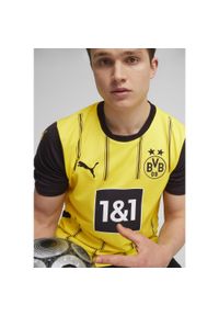 Puma - Męska koszulka domowa Borussia Dortmund 24/25 PUMA Faster Yellow Black. Kolor: żółty, wielokolorowy, czarny