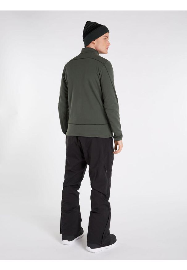 Koszulka męska Protest HUMANS 1/4 zip top. Kolor: zielony, wielokolorowy, szary