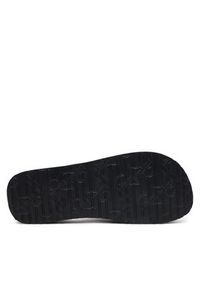 Calvin Klein Jeans Japonki Beach Sandal Flatform Ttxr Satin YW0YW01723 Czarny. Kolor: czarny. Materiał: materiał