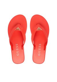 Guess Japonki FLJCNY ELE24 Czerwony. Kolor: czerwony. Materiał: skóra #1