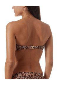 Melissa Odabash - MELISSA ODABASH - Top od bikini Florence w zwierzęcy nadruk. Kolor: brązowy. Materiał: tkanina. Wzór: motyw zwierzęcy, nadruk #3