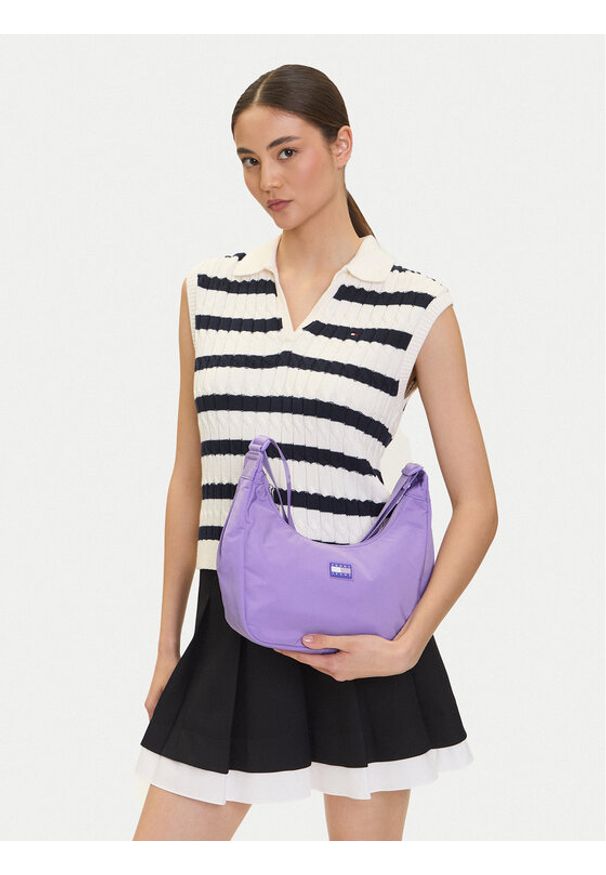 Tommy Jeans Torebka Urban X-Body AW0AW17547 Fioletowy. Kolor: fioletowy