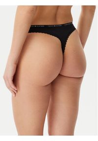 TOMMY HILFIGER - Tommy Hilfiger Komplet 3 par stringów UW0UW05954 Czarny. Kolor: czarny. Materiał: bawełna