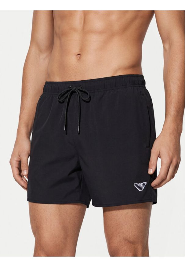 Emporio Armani Szorty EM000583 AF20424 UC001 Czarny. Kolor: czarny. Materiał: syntetyk