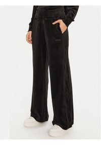 DKNY Spodnie dresowe DP4P3539 Czarny Wide Leg. Kolor: czarny. Materiał: syntetyk