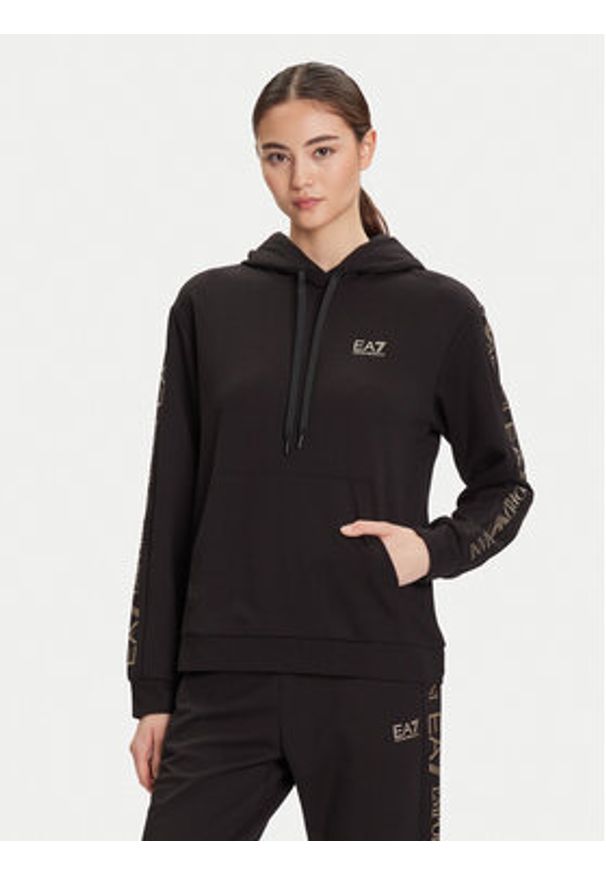EA7 Emporio Armani Dres 7W000789 AF18880 MC004 Czarny Regular Fit. Kolor: czarny. Materiał: syntetyk
