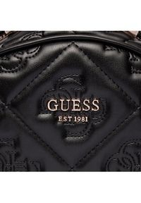 Guess Plecak HWQM93 18320 Czarny. Kolor: czarny. Materiał: skóra