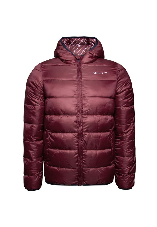 Kurtka uniwersalna dziewczęca Champion Hooded Jacket. Typ kołnierza: kaptur. Kolor: czerwony, wielokolorowy. Materiał: syntetyk. Styl: klasyczny