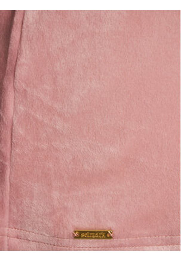 SELMARK - Selmark Piżama Polar Soft P6273 Różowy Regular Fit. Kolor: różowy. Materiał: syntetyk