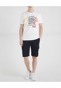 PAUL & SHARK - Biały t-shirt z nadrukiem. Kolor: biały. Materiał: bawełna. Wzór: nadruk. Styl: klasyczny, sportowy #3