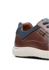 Clarks Sneakersy Mapstone Lace 26176886 Brązowy. Kolor: brązowy. Materiał: skóra #4