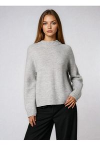 Sinsay - Sweter basic - szary. Kolor: szary
