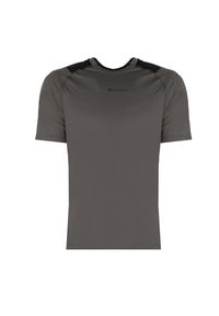 Champion T-Shirt "Tech Tee" | 218011 | Mężczyzna | Czarny, Szary. Okazja: na co dzień. Kolor: wielokolorowy, czarny, szary. Materiał: poliester. Wzór: nadruk. Styl: casual, klasyczny #5