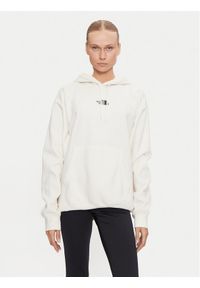 The North Face Bluza Essential NF0A89EN Écru Oversize. Materiał: bawełna, syntetyk #1