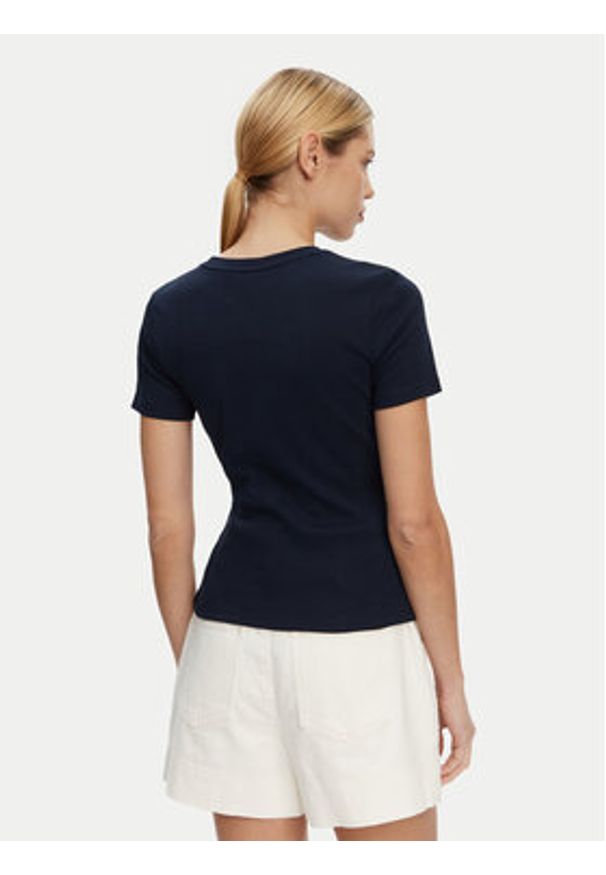 TOMMY HILFIGER - Tommy Hilfiger T-Shirt New Cody WW0WW40587 Granatowy Regular Fit. Kolor: niebieski. Materiał: bawełna