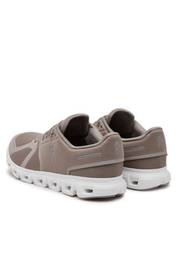 On Sneakersy Cloud 6 3MF10073280 Biały. Kolor: biały. Materiał: materiał