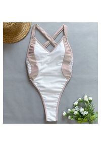 Intica - Strój kąpielowy jednoczęściowy z krzyżującymi ramiączkami odporny na chlor Otylie. Kolor: wielokolorowy. Materiał: tkanina, materiał #1