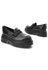 Czarne Półbuty Karino Eleganckie Skórzane Buty. Okazja: na spacer. Kolor: czarny. Materiał: skóra. Szerokość cholewki: normalna. Styl: elegancki #5