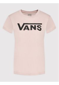 Vans T-Shirt Flying Crew VN0A3UP4 Różowy Regular Fit. Kolor: różowy. Materiał: bawełna #4