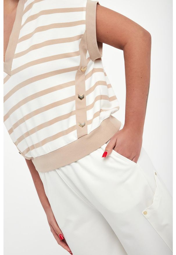 Liu Jo - Bluzka damska w paski LIU JO. Wzór: paski