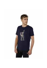 Aulp - Koszulka męska AULP TICCO bawełniana z recyklingu klasyczna komfortowa. Okazja: na co dzień. Typ kołnierza: polo. Kolor: niebieski. Materiał: bawełna. Styl: klasyczny #1