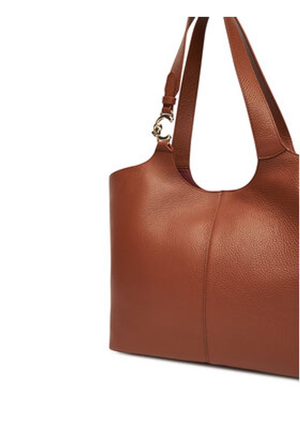 Coccinelle Torebka SHA Coccinelle C-Easy E1 SHA 11 01 01 Brązowy. Kolor: brązowy. Materiał: skórzane