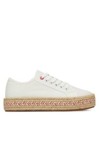 DeeZee Espadryle ZYKS306 Biały. Kolor: biały. Materiał: materiał #1