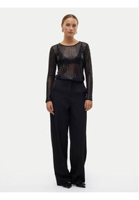 Vero Moda Bluzka Safina 10317016 Czarny Regular Fit. Kolor: czarny. Materiał: syntetyk #4