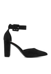 Jenny - JENNY Czółenka CEO-LH230312-5 Czarny. Kolor: czarny. Materiał: materiał #1