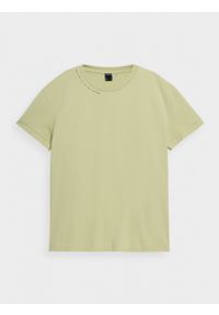 outhorn - T-shirt z nadrukiem męski. Okazja: na co dzień. Materiał: bawełna, jersey. Wzór: nadruk. Styl: casual
