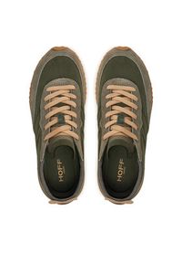 HOFF Sneakersy Hawk 22410002 Khaki. Kolor: brązowy. Materiał: skóra