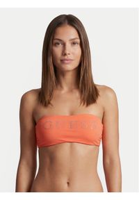 Guess Góra od bikini E6GJ45 KF442 Pomarańczowy. Kolor: pomarańczowy. Materiał: syntetyk #1