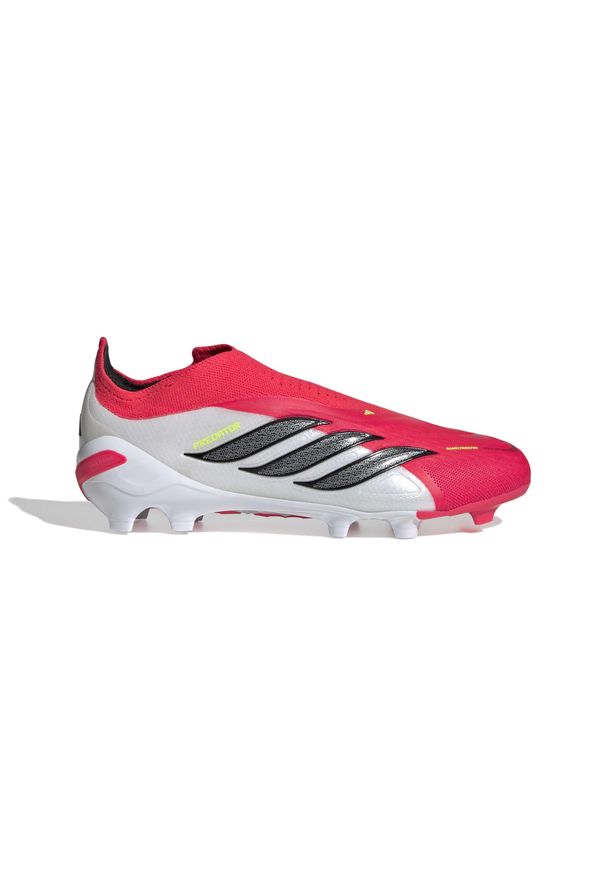Adidas - Dziecięce buty piłkarskie adidas Predator Elite LL FG. Kolor: czerwony. Sport: piłka nożna