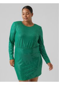 Vero Moda Curve Sukienka koktajlowa Kalla 1027822 Zielony Regular Fit. Kolor: zielony. Materiał: syntetyk. Styl: wizytowy #1