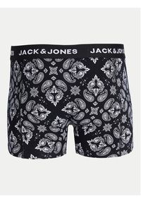 Jack & Jones - Jack&Jones Komplet 3 par bokserek Paris 12259575 Czarny. Kolor: czarny. Materiał: bawełna #7