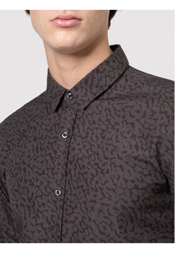 Hugo Koszula Ero3-W 50449762 Czarny Extra Slim Fit. Kolor: czarny. Materiał: bawełna