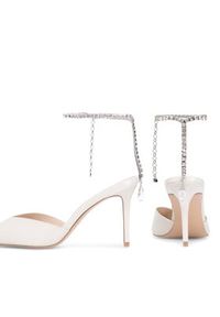 Eva Minge Szpilki Florencia-323-101-2 Biały. Kolor: biały. Materiał: lakier, skóra. Obcas: na szpilce #6