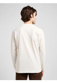 Lee - MESKA KOSZULKA LEE LS WOBBLY LEE TEE ECRU 112370507 #4