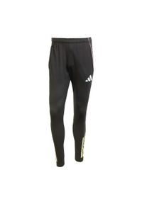 Adidas - Spodnie Juventus Tiro 25 Competition Training. Kolor: czarny. Materiał: dresówka. Sport: piłka nożna, fitness